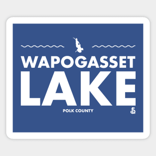 Polk County, Wisconsin - Wapogesset Lake Sticker